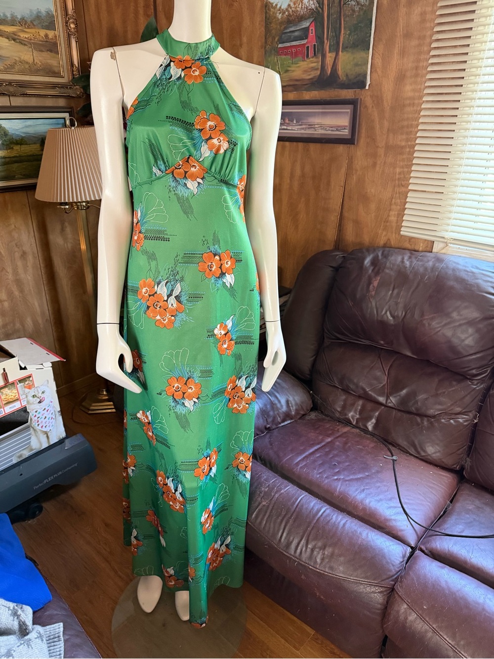 Handmade Vintage Floral Dress